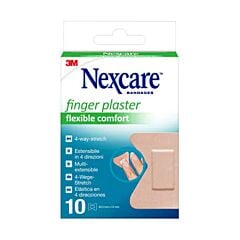 Nexcare Flexible Comfort Pansements Doigts 44,5mmx51mm 10 Pièces