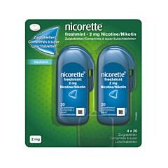 Nicorette Freshmint 2mg 80 Comprimés à Sucer