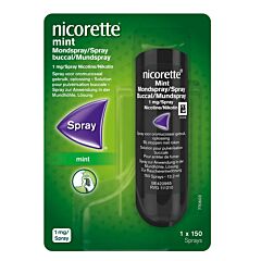 Nicorette Mint 1mg/Spray Nicotine 150 Doses 1 Pièce