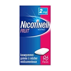 Nicotinell Fruit 2mg 96 Kauwgommen