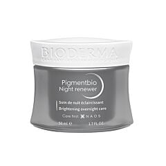 Bioderma Pigmentbio Night Renewer Soin de Nuit Eclaircissant Peau Hyperpigmentée Pot 50ml