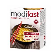 Modifast Intensive Soupe Nouilles Saveur Curry 4 Sachets x 55g