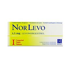 Norlevo 1,5mg Contraception dUrgence 1 Comprimé