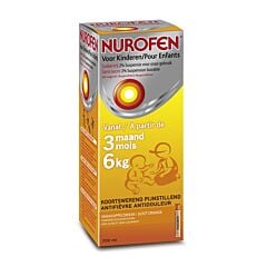 Nurofen Enfant +3M Suspension Sans Sucre 2% - Orange - 200ml