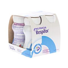 Nutricia Respifor Fraise Bouteille 4x125ml