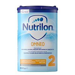 Nutrilon Omneo 2 Lait de Suite Crampes-Coliques-Selles Dures-Constipation 6m+ Poudre 800g