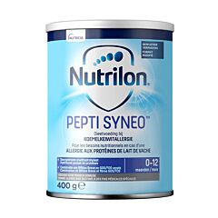 Nutrilon Pepti Syneo Zuigelingenmelk Koemelkeiwitallergie 0-12M Poeder 400g  (Vervangt Pepti Syneo 1 & 2)