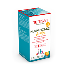 Nutrisan Nutrivit D3-K2 Family 60 Gommes