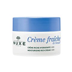 Nuxe Crème Fraîche De Beauté Crème Riche Hydratante 48h 50ml