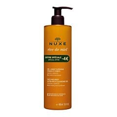 Nuxe Rêve de Miel Gel Lavant Surgras Visage et Corps 400ml Promo - 4 €