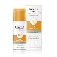Eucerin Sun Oil Control Gel-Crème Toucher Sec Visage IP50+ Flacon Airless 50ml
