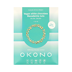Okono Vegan Chocolat Blanc Noix De Macadamia - 50g