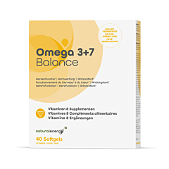 Natural Energy Omega 3+7 Balance - 40 Gélules