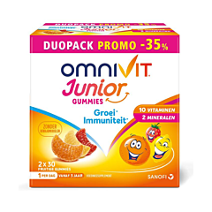 Omnivit Junior Gommes Promo -35% - 2x30 Gommes