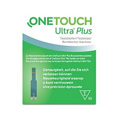 OneTouch Ultra Plus 50 Bandelettes Réactives