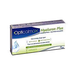Opticalmax Hyaluron Plus Gouttes Oculaires 20 Doses x 0,5ml