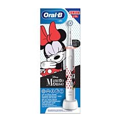 Oral-B Junior D505 Brosse à Dents Electrique Minnie Mouse - Blanc - 1 Pièce