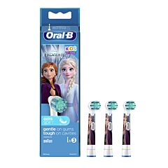 Oral-B Kids Frozen II Brossettes pour Brosse à Dents Electrique - Extra Doux - 3 Pièces