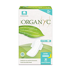 Organyc Serviettes Extra Night Bio Coton - 7 Pièces