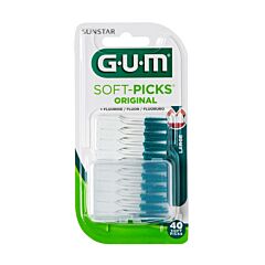 Gum Soft-Picks Original Large Bâtonnets Interdentaires 40 Pièces