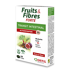 Ortis Fruits & Fibres Forte Transit Intestinal 24 Cubes