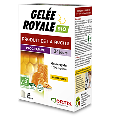 Ortis Gelée Royale Bio Goût Orange 24 Comprimés à Croquer