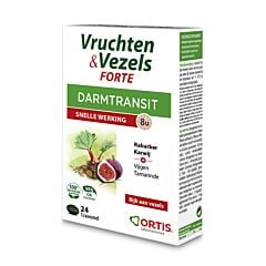 Ortis Vruchten & Vezels Forte Darmtransit 24 Tabletten