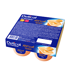 Delical Creme Dessert La Floridine Abrikoos 4x125g