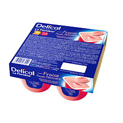 Delical Crème Dessert HP-HC La Floridine Fraise Pot 4x125g