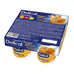Delical Nutra'Pote Pomme Abricot Pot 4x125g