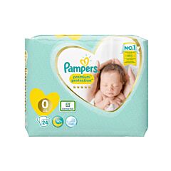 Pampers Premium Protection Luiers - Maat 0 - 24 Stuks