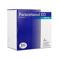 Paracetamol EG 1000mg 40 Bruistabletten