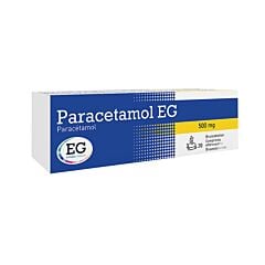 Paracetamol EG 500mg 20 Bruistabletten