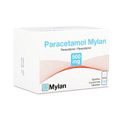 Paracetamol Mylan 500mg 100 Comprimés