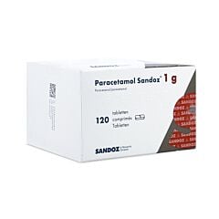 Paracetamol Sandoz 1g 120 Comprimés