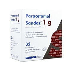 Paracetamol Sandoz 1g 32 Comprimés Effervescents