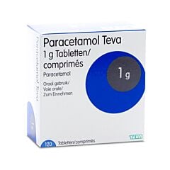 Paracetamol Teva 1g 120 Comprimés