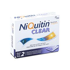 NiQuitin® Clear Patch 14 mg 21 Stuks – Stoppen met Roken – 24 u geen behoefte aan een sigaret