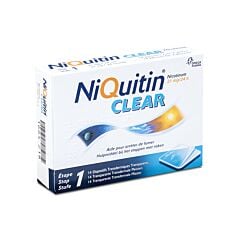 NiQuitin® Clear Patch 21 mg 14 p. – Arrêter de Fumer – pas besoin de cigarette pendant 24 h