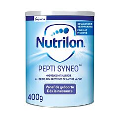 Nutrilon Pepti Syneo Allergie aux Protéines de Lait de Vache 0-12m Poudre 400g