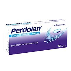 Perdolan Volwassenen 500mg 12 Zetpillen