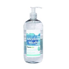 Pharmactiv Eau Micellaire Démaquillante Sans Parfum Flacon Pompe 500ml