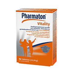 Pharmaton Vitality Geheugen/Concentratie/Energie 56 Tabletten