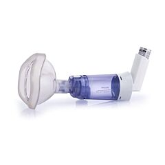 Philips Respironics OptiChamber Diamond Chambre Inhalation Antistatique + Masque Taille Moyenne 1 Pièce