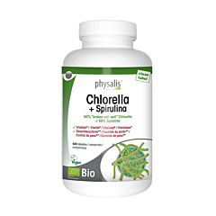 Physalis Chlorella + Spirulina - 500 Comprimés