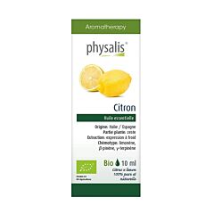 Physalis Huile Essentielle Citron Flacon 10ml