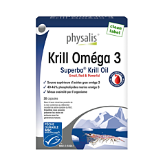 Physalis Krill Oméga 3 - 60 Gélules