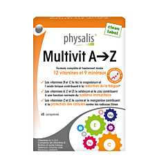 Physalis Multivit A-Z 45 Comprimés NF