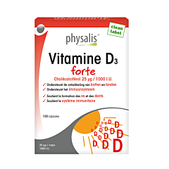 Physalis Vitamine D3 Caps 100
