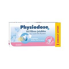 Physiodose Filtres Jetables pour Mouche Bébé 10 Pièces